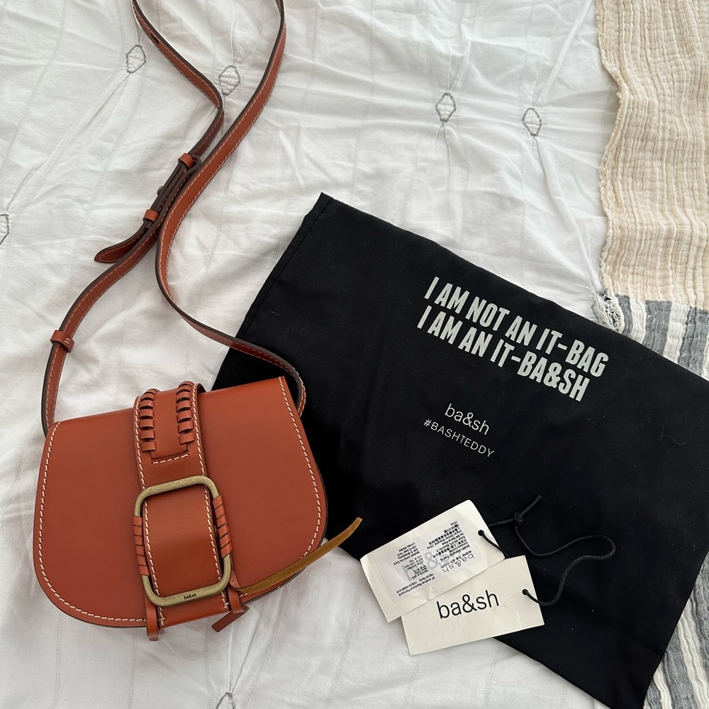 Ba@sh Teddy Cross Bag . NEVER BEEN USED !